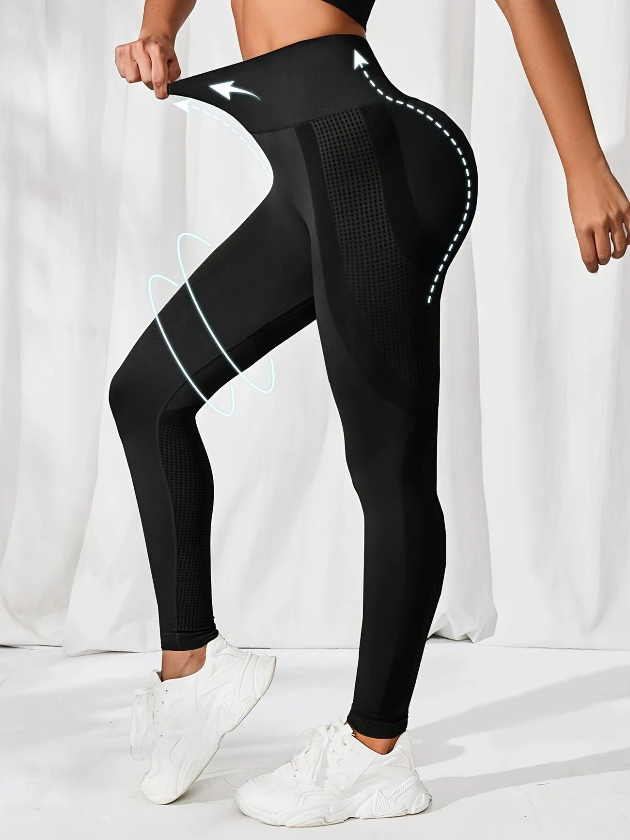 ⭐ Leggings Yoga Femme Taille Haute – Gainants, Respirants & Confort Fitness | Tummy Control Sport & Gym Activewear - GoDiscount