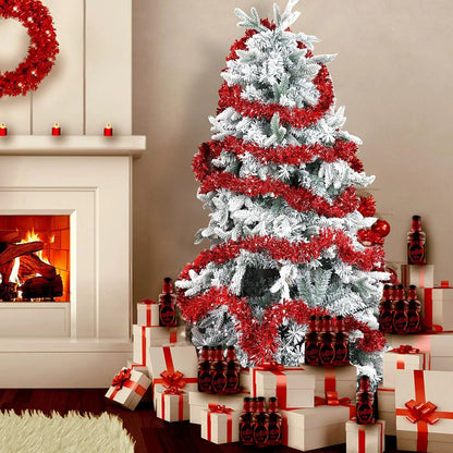 🎀✨ Ruban Or & Rouge 1.5/30M – Guirlande Noël, Sapin, Anniversaire & Mariage | Déco Fêtes DIY - GoDiscount