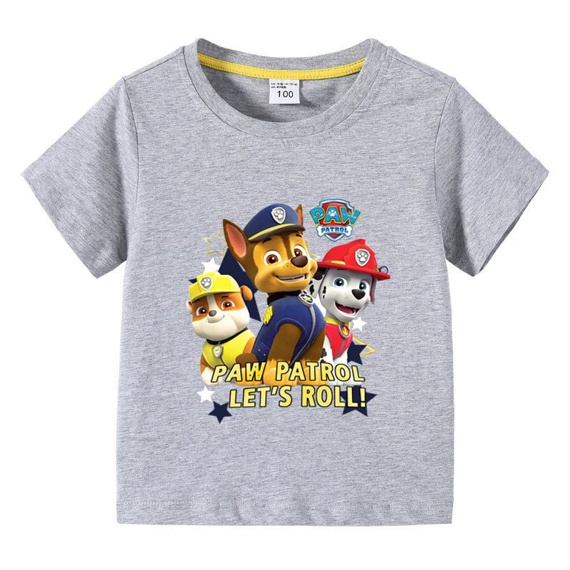 T-shirt PAW Patrol 2025 – Enfant 3–10 ans – Coton Doux & Confort - GoDiscount