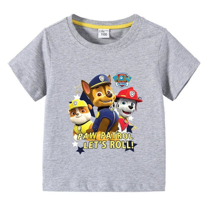 T-shirt PAW Patrol 2025 – Enfant 3–10 ans – Coton Doux & Confort - GoDiscount