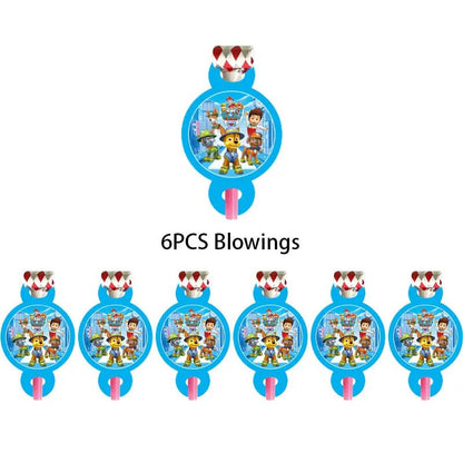 Décoration Anniversaire PAW Patrol – Set Complet Fournitures de Fête : Assiettes, Serviettes, Ballons & Accessoires - GoDiscount