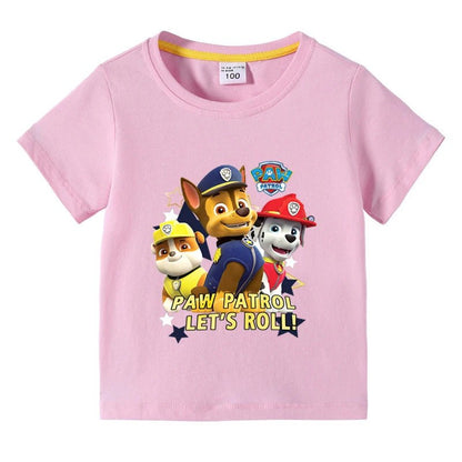 T-shirt PAW Patrol 2025 – Enfant 3–10 ans – Coton Doux & Confort - GoDiscount