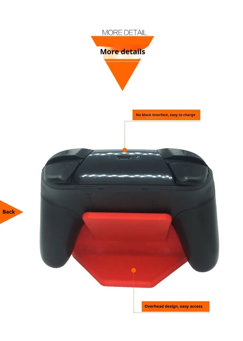 🎮 Support Manette Switch Pro – Station de Rangement Gaming | Support Bureau Stable pour Manette Nintendo | Accessoire Console & Électronique - GoDiscount