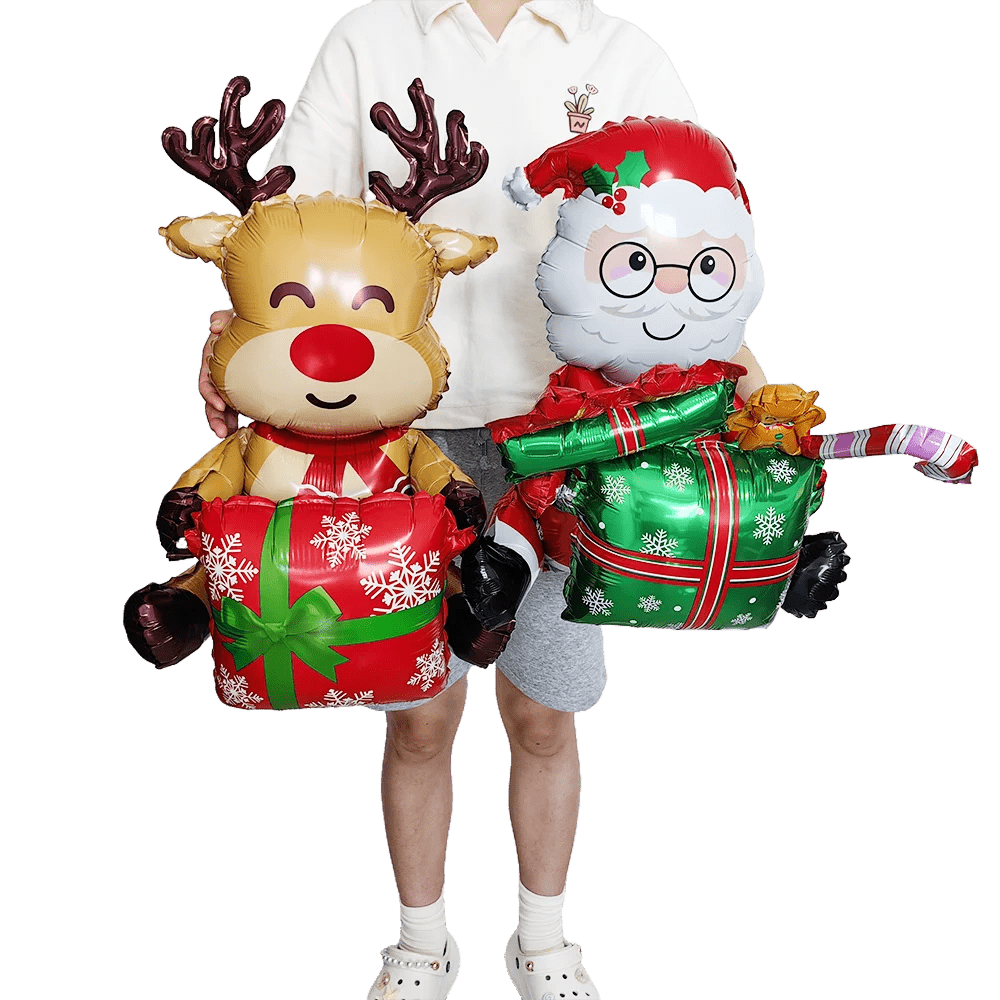 Red and Green Merry Christmas Banner Christmas Sign Garlands Santa Claus Snowman Christmas Party Decorations Xmas Gift New Year - GoDiscount