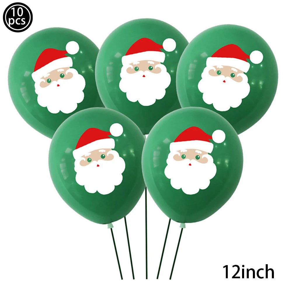 Red and Green Merry Christmas Banner Christmas Sign Garlands Santa Claus Snowman Christmas Party Decorations Xmas Gift New Year - GoDiscount