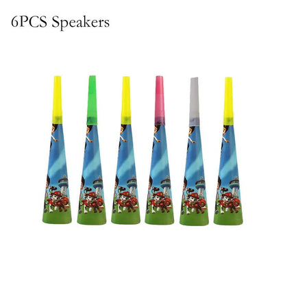 Décoration Anniversaire PAW Patrol – Set Complet Fournitures de Fête : Assiettes, Serviettes, Ballons & Accessoires - GoDiscount