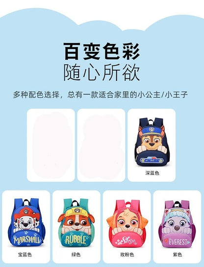 PAW Patrols Anime Chase Schoolbag Skye kawaii Cute nylon Backpack Boy Girl comfort leisure Shoulders Bags Knapsack Surprise gift - GoDiscount