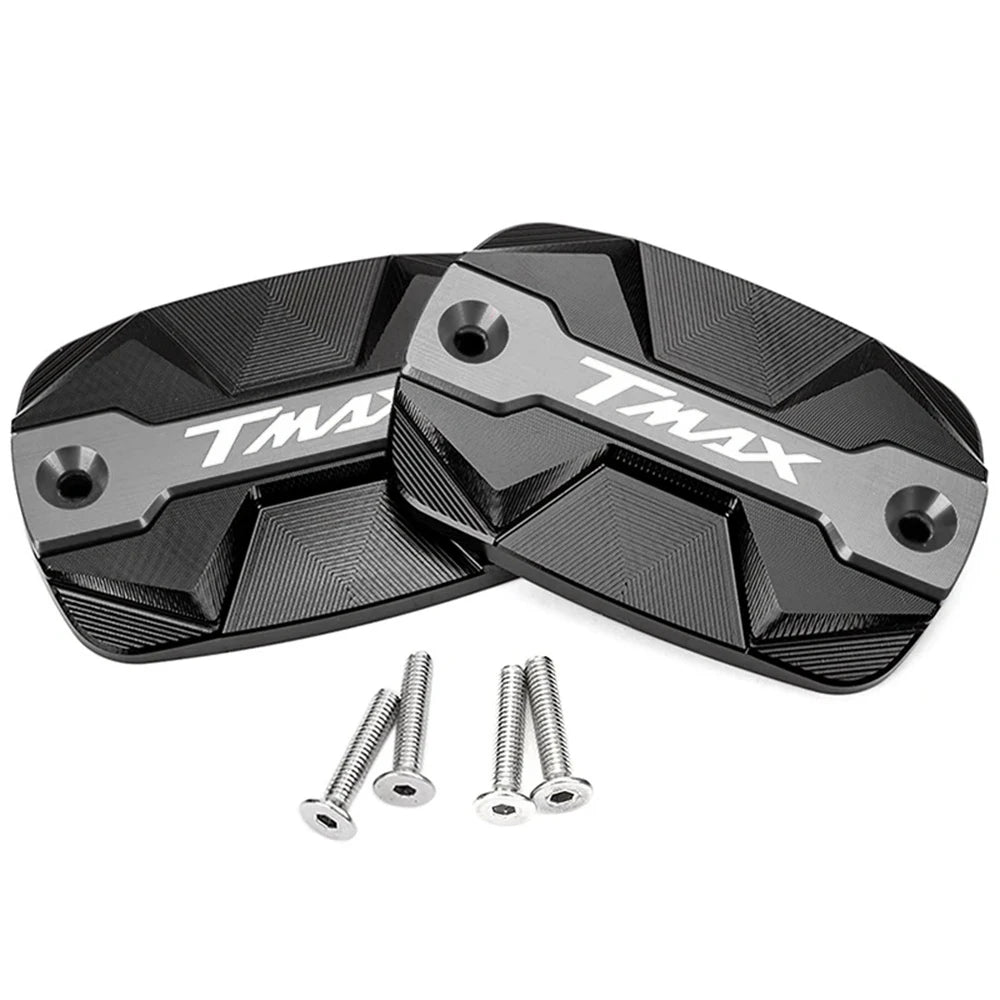 Couvercle Réservoir de Frein Avant CNC pour Yamaha TMAX 500/530/560 – Capot Bouchon d’Huile TECH MAX SX DX - GoDiscount