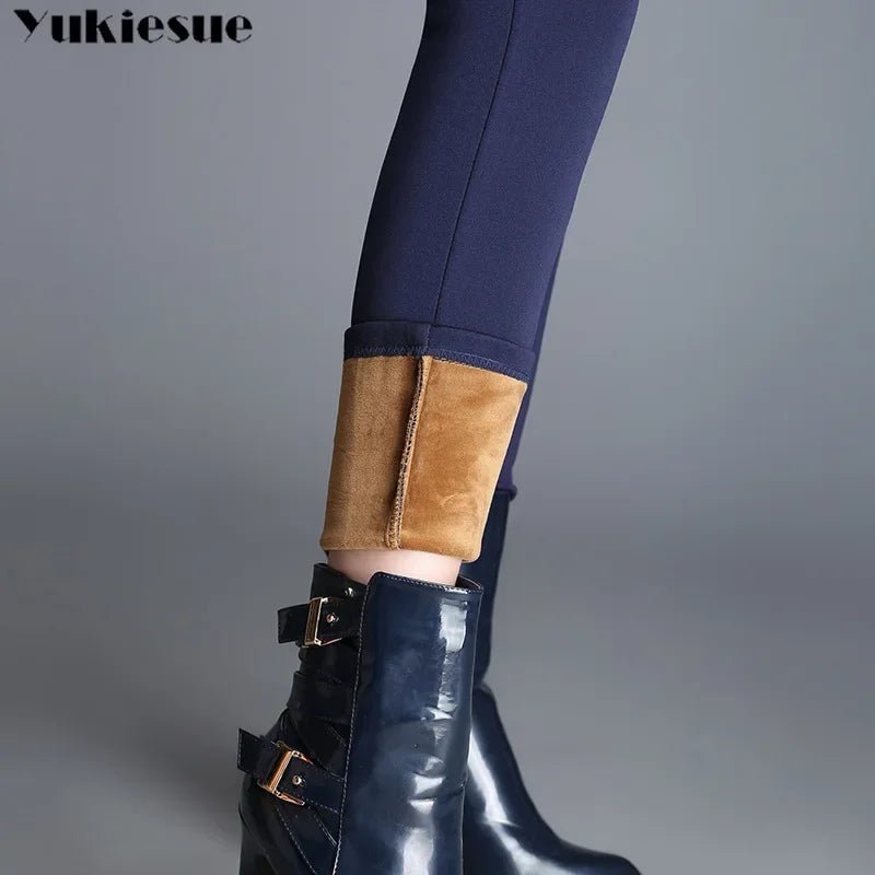 Leggings Femme Hiver 6XL – Legging Polaire Taille Haute, Chaud et Confortable pour Automne/Hiver - GoDiscount