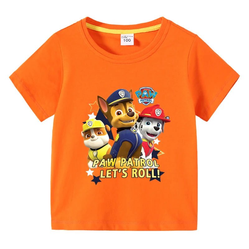 T-shirt PAW Patrol 2025 – Enfant 3–10 ans – Coton Doux & Confort - GoDiscount