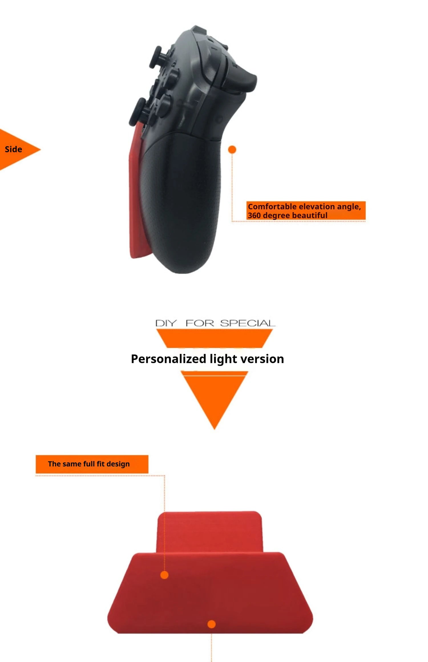 🎮 Support Manette Switch Pro – Station de Rangement Gaming | Support Bureau Stable pour Manette Nintendo | Accessoire Console & Électronique - GoDiscount