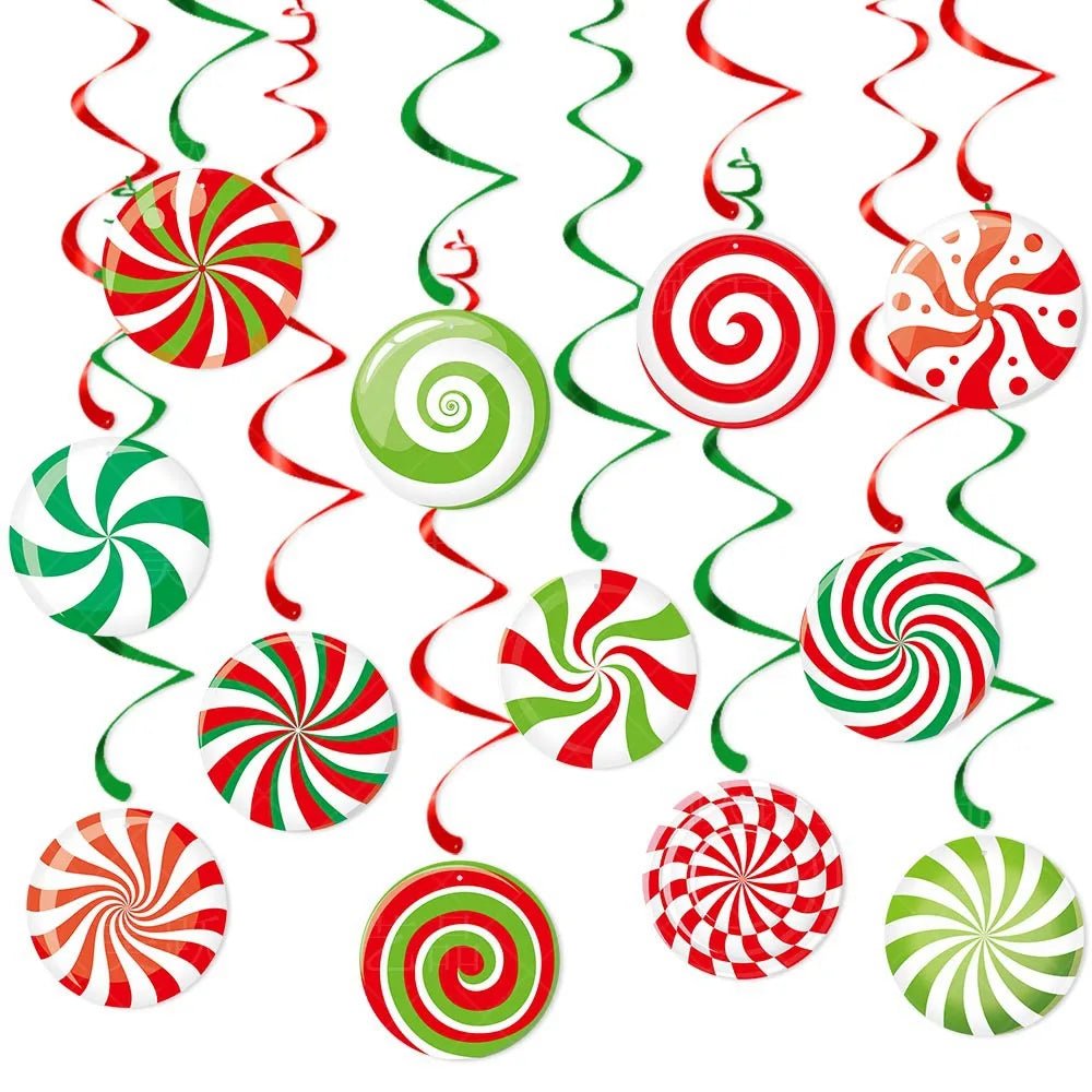 Red and Green Merry Christmas Banner Christmas Sign Garlands Santa Claus Snowman Christmas Party Decorations Xmas Gift New Year - GoDiscount