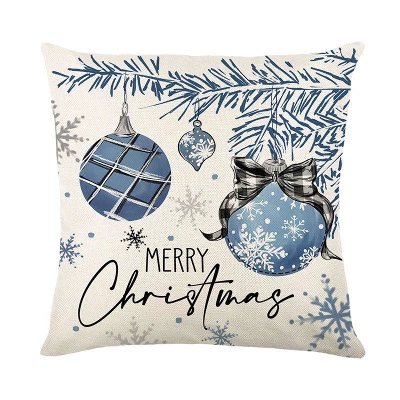 45cm Christmas Decorations Christmas Cushion Cover Pillowcase 2024 for Home Ornament Xmas New Year Christmas Decor 2025 home - GoDiscount