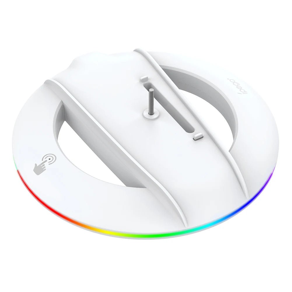 RGB Vertical Stand Gaming Base Stable Console Bracket for PS5 Slim Console for PS5 Slim Disc/Digital Version Game Accessories - GoDiscount