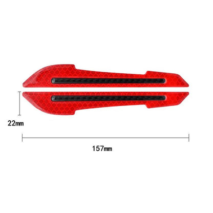 🚗✨ Autocollants Réfléchissants Voiture – Bandes de Jante & Stickers de Sécurité Portière | Bande Avertissement Arrière Auto - GoDiscount