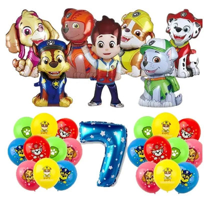 Décoration Anniversaire PAW Patrol – Set Complet Fournitures de Fête : Assiettes, Serviettes, Ballons & Accessoires - GoDiscount
