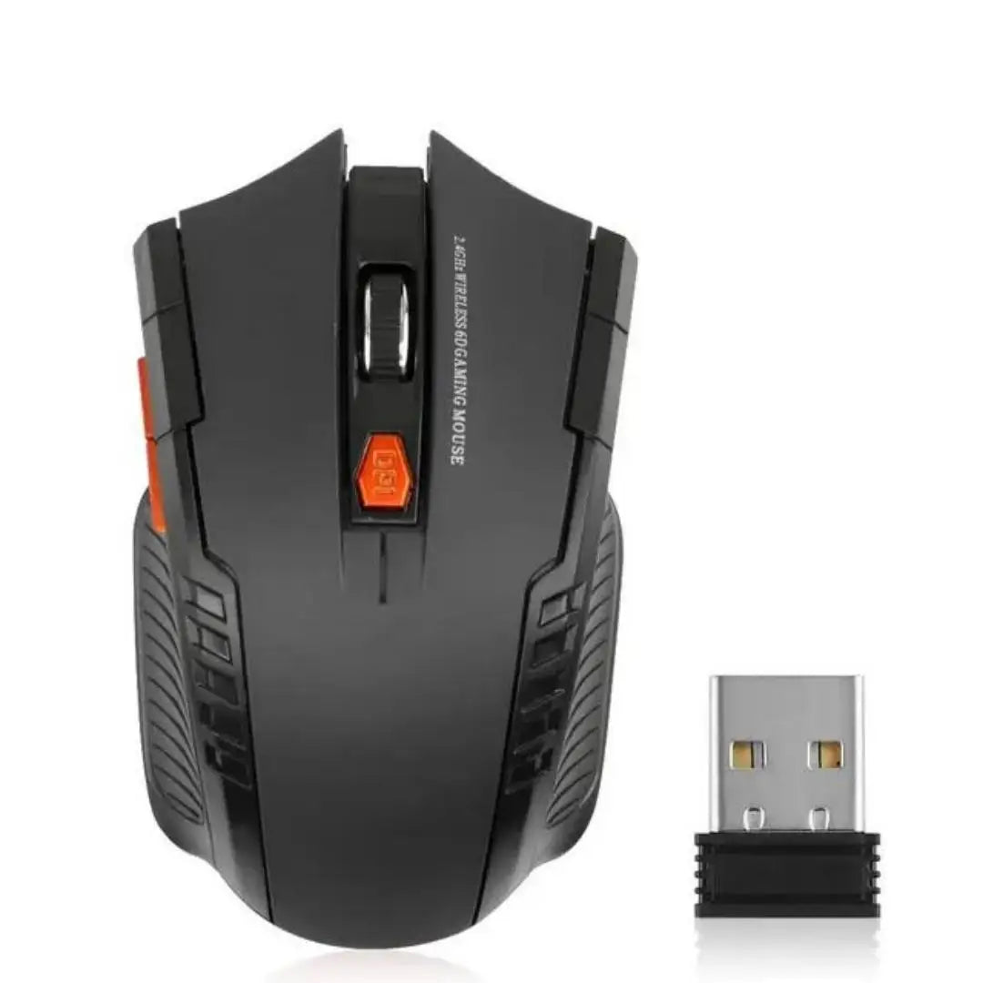 Souris Sans Fil 2.4G 1600DPI – Souris Optique Gamer 6 Boutons pour PC & Ordinateur Portable - GoDiscount