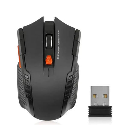 Souris Sans Fil 2.4G 1600DPI – Souris Optique Gamer 6 Boutons pour PC & Ordinateur Portable - GoDiscount