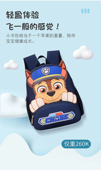 PAW Patrols Anime Chase Schoolbag Skye kawaii Cute nylon Backpack Boy Girl comfort leisure Shoulders Bags Knapsack Surprise gift - GoDiscount