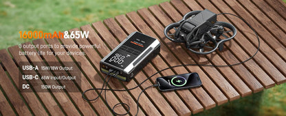 "WOLFBOX 3000A Jump Starter avec Compresseur d'Air, 16000mAh & 160PSI, Démarreur de Batterie Portable Voiture avec Charge Rapide 65W" - GoDiscount