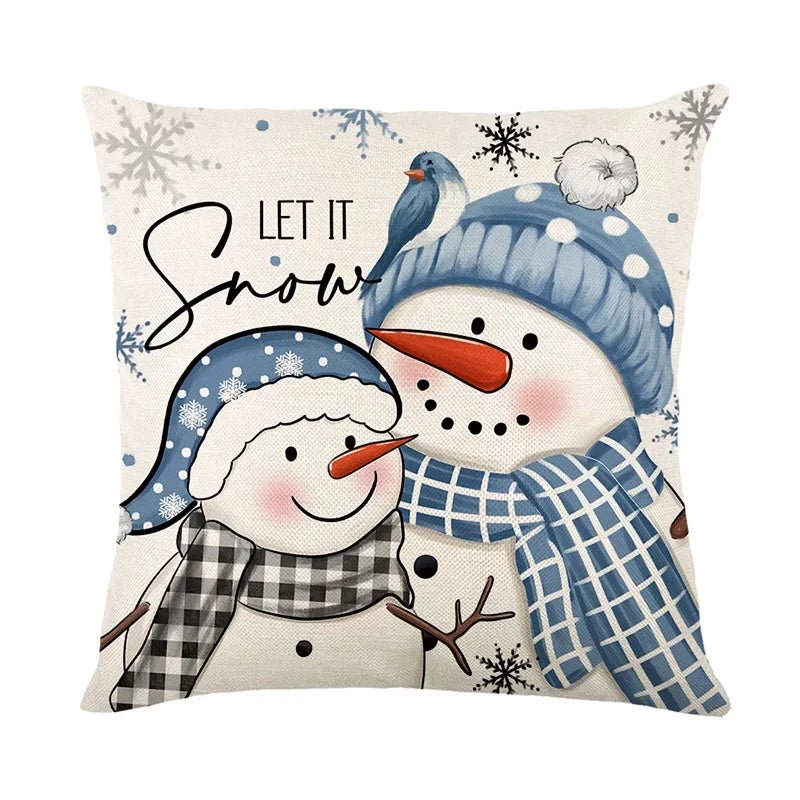 45cm Christmas Decorations Christmas Cushion Cover Pillowcase 2024 for Home Ornament Xmas New Year Christmas Decor 2025 home - GoDiscount