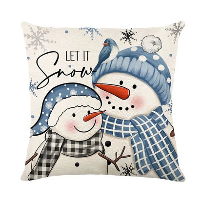 45cm Christmas Decorations Christmas Cushion Cover Pillowcase 2024 for Home Ornament Xmas New Year Christmas Decor 2025 home - GoDiscount