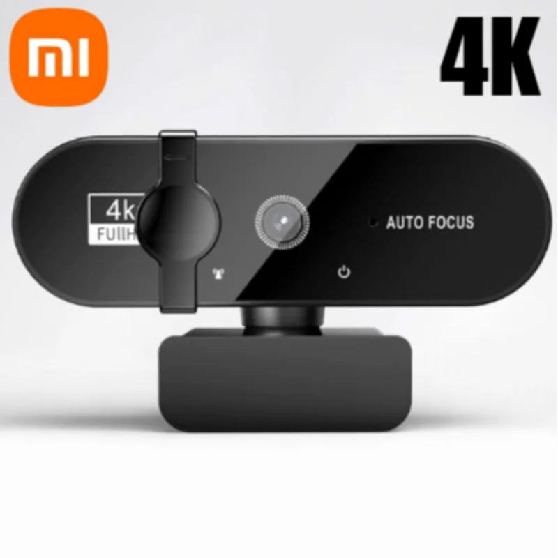 Xiaomi Webcam 4K Streaming 2025 – Autofocus 2K/1080P 60FPS, Micro Intégré, USB Full HD pour PC & Laptop - GoDiscount