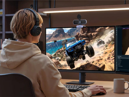 Webcam UGREEN 4K 8MP – Autofocus PDAF, Micro AI Anti-Bruit, Full HD 1080P, Idéale pour Zoom, Teams - GoDiscount