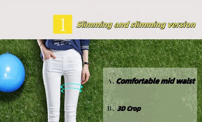 Pantalon Femme Chic – Pantalon Droit Uni, Élastique et Stretch, Pantalon Crayon Élégant pour Bureau, Casual et Estival - GoDiscount