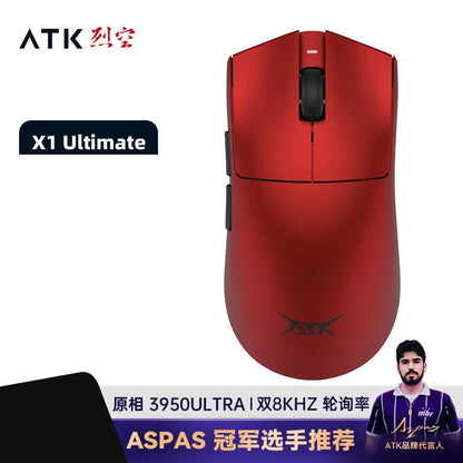 ATK Blazing Sky X1 – Souris Gamer Sans Fil 3 Modes 8K, Ultra - Low Latency, Lightweight FPS Liekong E - Sports, Accessoire PC Personnalisable - GoDiscount