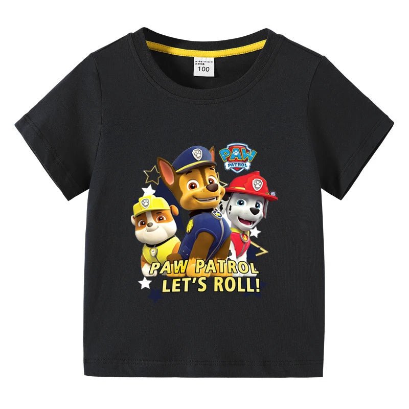 T-shirt PAW Patrol 2025 – Enfant 3–10 ans – Coton Doux & Confort - GoDiscount
