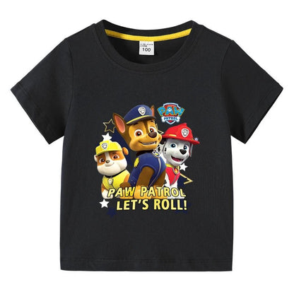 T-shirt PAW Patrol 2025 – Enfant 3–10 ans – Coton Doux & Confort - GoDiscount