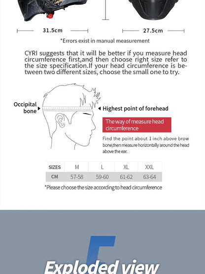 🏍️💥 Casque Moto CYRIL – Full Face & Open Face, Homologué ECE DOT, Casque Modular avec Double Visor - GoDiscount