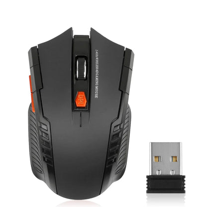 Souris Sans Fil 2.4G 1600DPI – Souris Optique Gamer 6 Boutons pour PC & Ordinateur Portable - GoDiscount