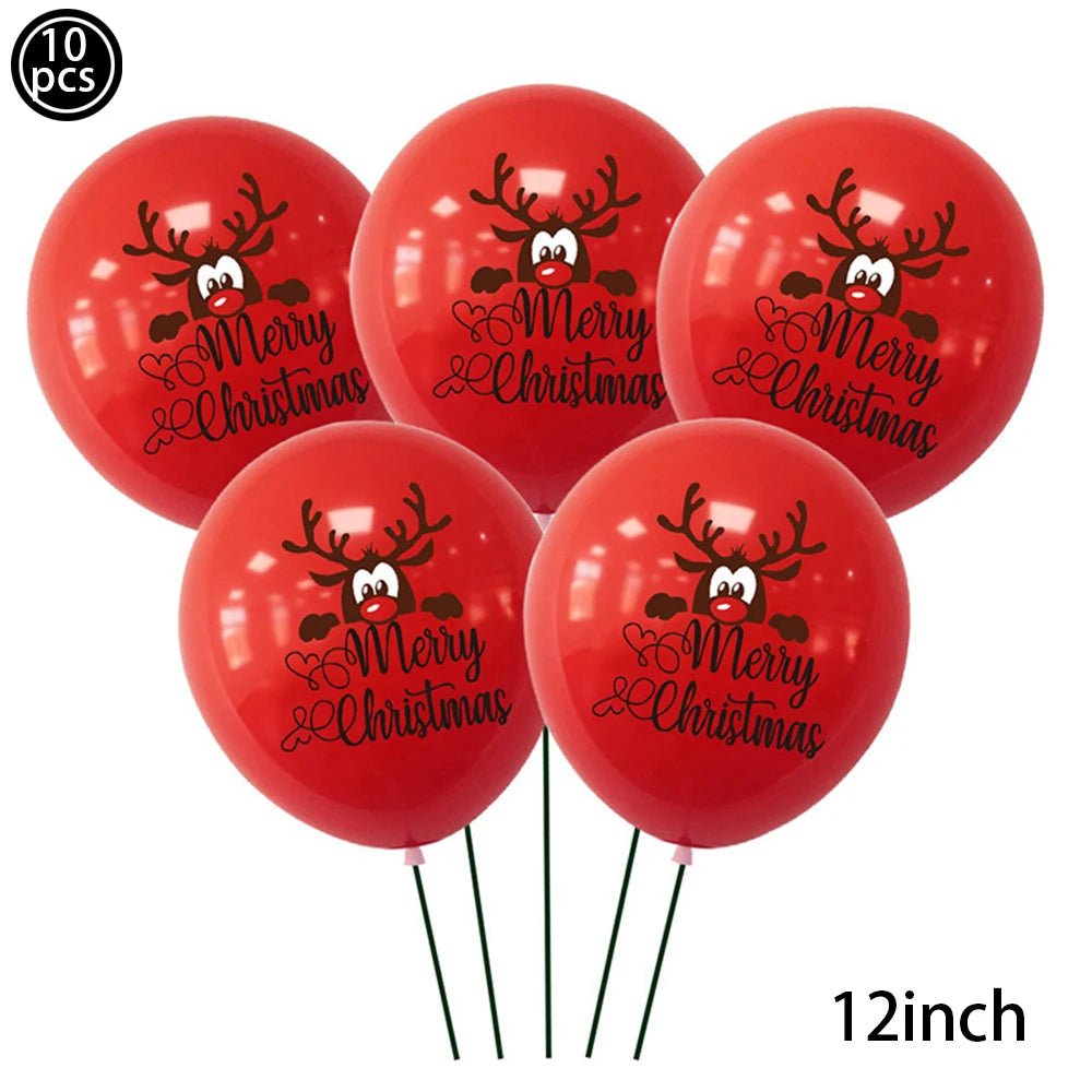 Red and Green Merry Christmas Banner Christmas Sign Garlands Santa Claus Snowman Christmas Party Decorations Xmas Gift New Year - GoDiscount