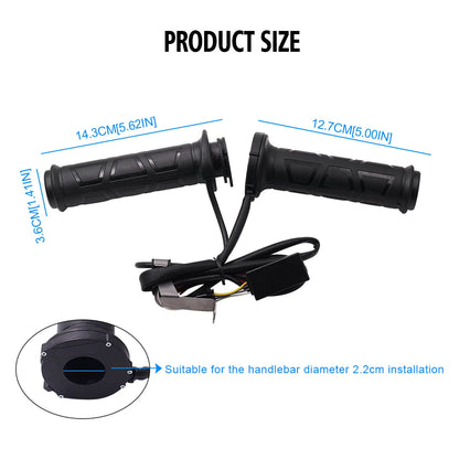 🔥 Poignées Chauffantes Moto 22mm – Chauffage Réglable, Confort Hiver pour Scooter & Moto 🔥⚡ - GoDiscount