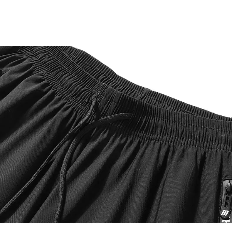 Pantalon de Running Homme – Pantalon de Sport à Séchage Rapide, Zippé, Pour Jogging, Fitness et Activités Extérieures - GoDiscount