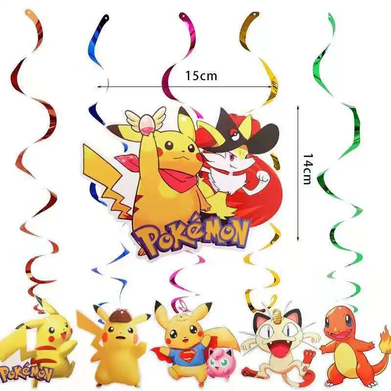 Kit Complet Fête Pokémon – PokéBall, Pikachu, Vaisselle, Autocollants & Cadeaux Enfants - GoDiscount