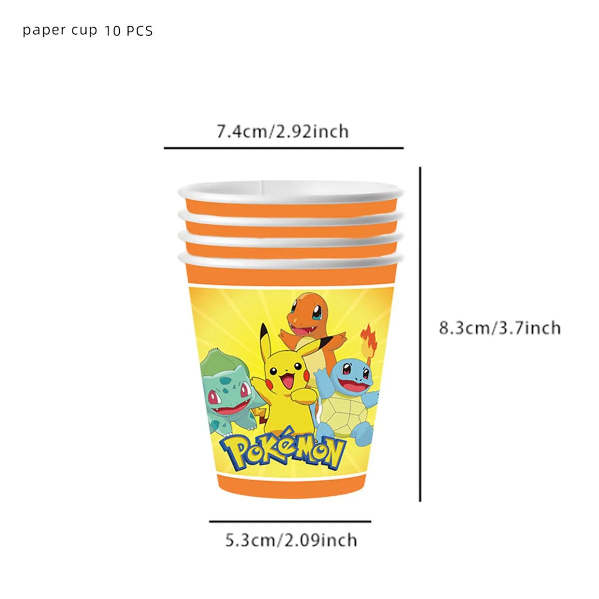 Kit Complet Fête Pokémon – PokéBall, Pikachu, Vaisselle, Autocollants & Cadeaux Enfants - GoDiscount