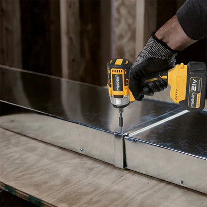 MELLWIN 800W Brushless Electric Wrench Set 3 - IN - 1 Cordless Electirc Drill/Screwdriver/Impact Wrench For Makita 18V Battery Pin - GoDiscount