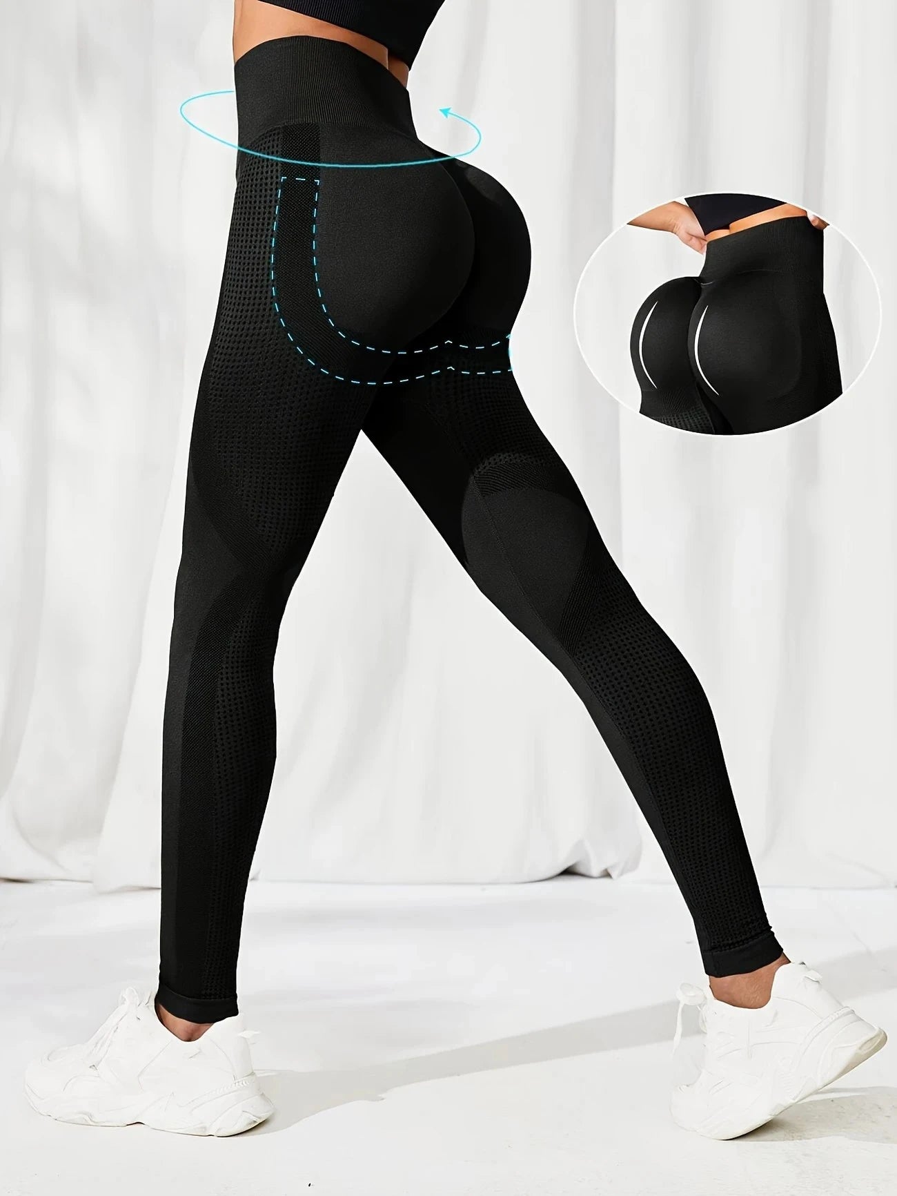 ⭐ Leggings Yoga Femme Taille Haute – Gainants, Respirants & Confort Fitness | Tummy Control Sport & Gym Activewear - GoDiscount