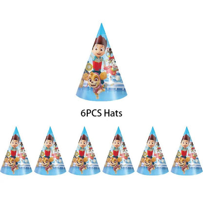 Décoration Anniversaire PAW Patrol – Set Complet Fournitures de Fête : Assiettes, Serviettes, Ballons & Accessoires - GoDiscount