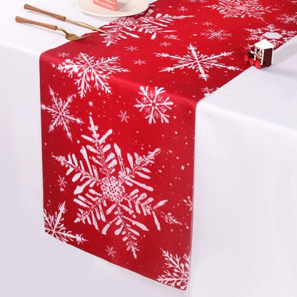 Merry Christmas Table Runner Xmas Table Cover Christmas Decorations For Home 2025 Navidad Natal Gifts New Year 2026 Tablecloth - GoDiscount