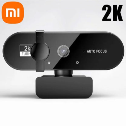 Xiaomi Webcam 4K Streaming 2025 – Autofocus 2K/1080P 60FPS, Micro Intégré, USB Full HD pour PC & Laptop
