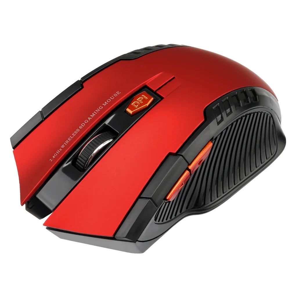 Souris Sans Fil 2.4G 1600DPI – Souris Optique Gamer 6 Boutons pour PC & Ordinateur Portable - GoDiscount
