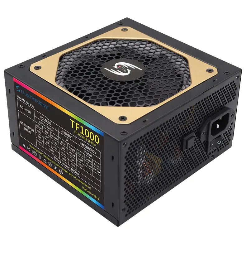 Alimentation PC 1000W Gold – Bloc d’Alimentation Modulaire ATX SKYWINDINTL, Compatible PC Gaming - GoDiscount