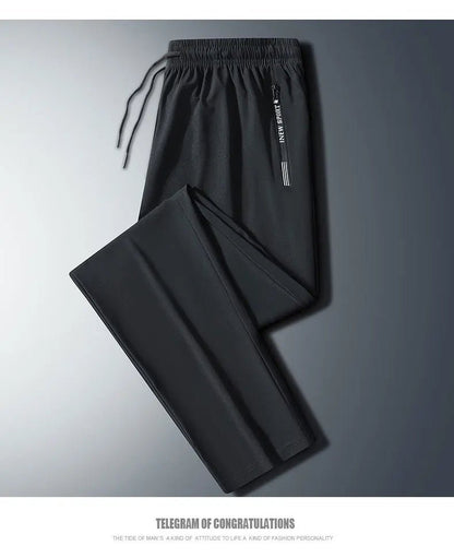 Pantalon de Running Homme – Pantalon de Sport à Séchage Rapide, Zippé, Pour Jogging, Fitness et Activités Extérieures - GoDiscount