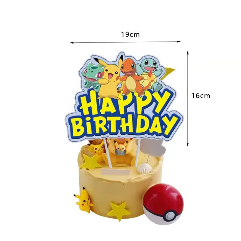 Kit Complet Fête Pokémon – PokéBall, Pikachu, Vaisselle, Autocollants & Cadeaux Enfants - GoDiscount