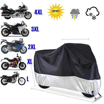 🌞🛡️ Housse Moto Waterproof – Protection UV & Pluie | Tailles S - 4XL | Bâche Universelle pour Moto & Scooter - GoDiscount