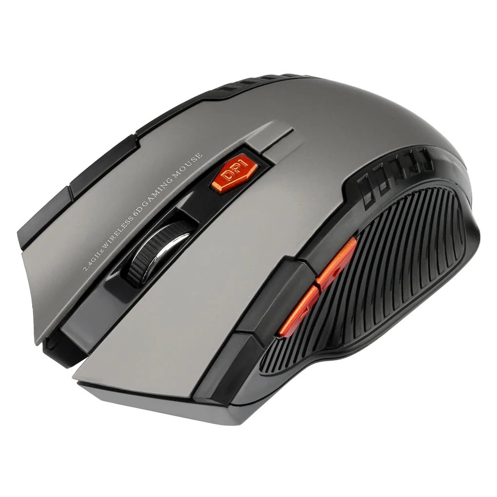 Souris Sans Fil 2.4G 1600DPI – Souris Optique Gamer 6 Boutons pour PC & Ordinateur Portable - GoDiscount
